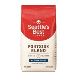 Pre-Order Seattle's Best Coffee Portside Blend Medium Roast WHOLE BEAN 340gr (6 Pack)