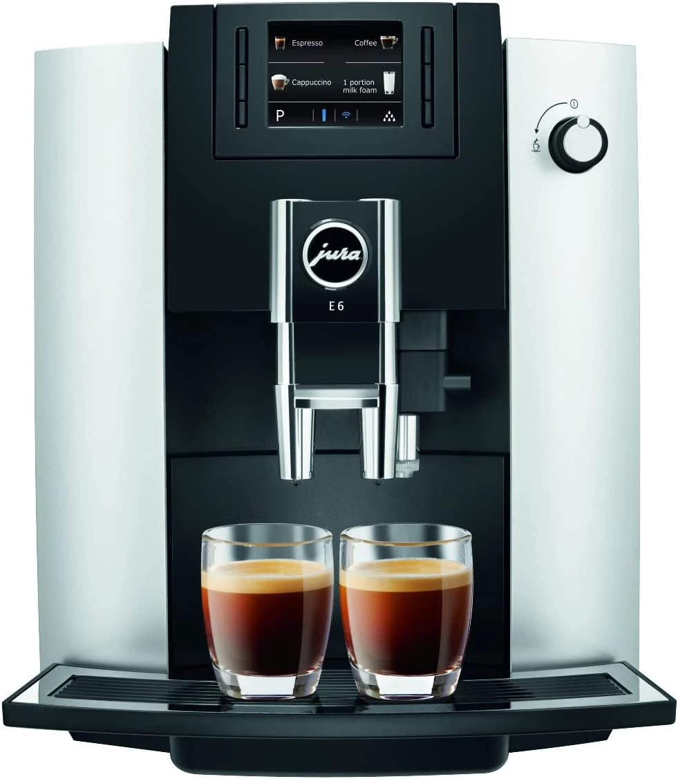 Used - Jura E6 Platinum Super Automatic Coffee Machine 1 Used - Jura E6 Platinum Super Automatic Coffee Machine