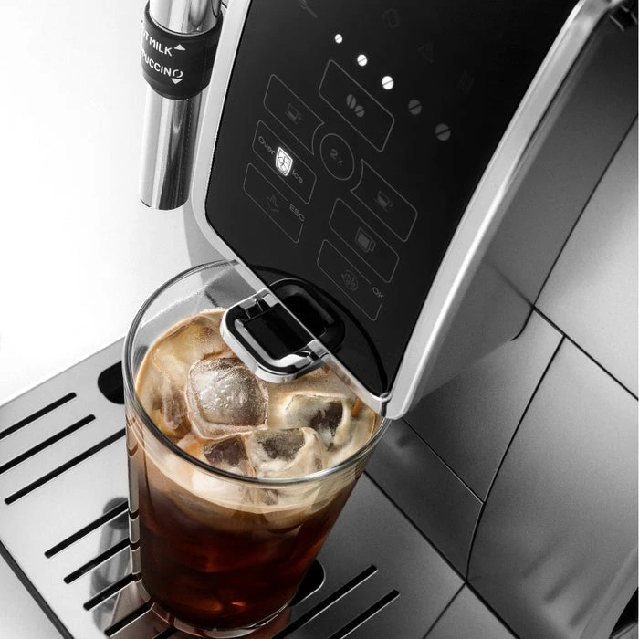 Delonghi Dinamica ECAM35025SB Automatic Coffee & Espresso Machine With Iced Coffee + Adjustable Milk Frother – Silver 5 Delonghi Dinamica ECAM35025SB Automatic Coffee & Espresso Machine With Iced Coffee + Adjustable Milk Frother – Silver - Image 5