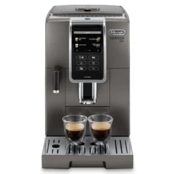 Delonghi Dinamica Plus, Smart Coffee & Espresso Machine With Coffee Link Connectivity App + Automatic Milk Frother, Titanium - ECAM37095TI
