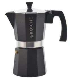 Accessories GROSCHE Milano Stovetop Espresso Coffee Maker Black 9 Cup Size