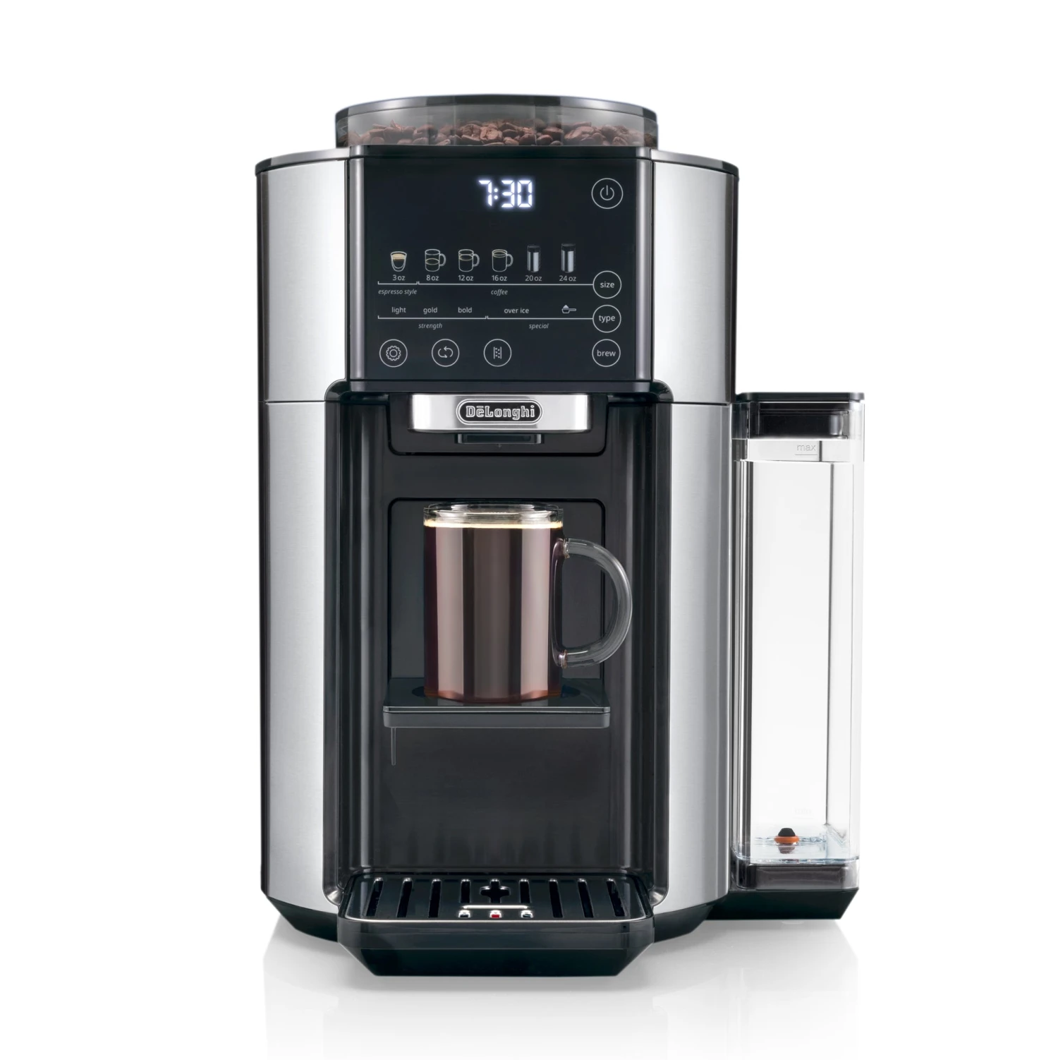 De'Longhi TrueBrew Automatic Coffee Machine - Stainless - CAM51025MB 1 De'Longhi TrueBrew Automatic Coffee Machine - Stainless - CAM51025MB