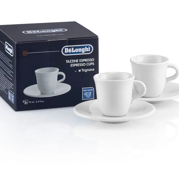 Accessories Delonghi Espresso Demitasse Cup & Saucers 1 Accessories Delonghi Espresso Demitasse Cup & Saucers