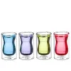 Accessories Glassware: GROSCHE Double Walled Istanbul Glasses - 4 X 90ml/3 Fl. Oz