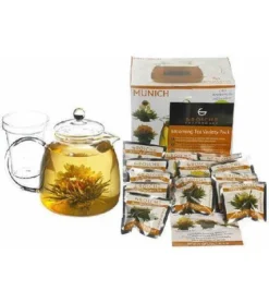 Accessories GORSCHE Munich Teapot With Infuser And Blooming Tea 12 Gift Pack