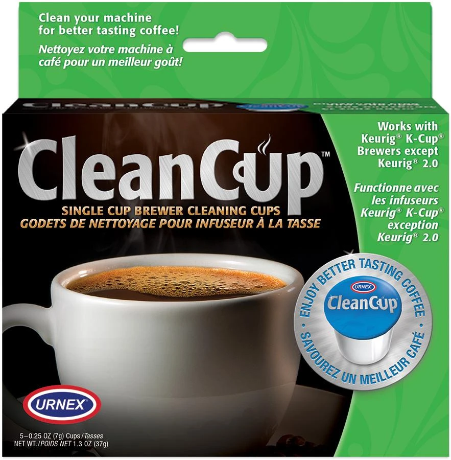 Urnex Clean Cup Single Cup/K Cup Brewer Cleaner Capsules 5 Count 1 Urnex Clean Cup Single Cup/K Cup Brewer Cleaner Capsules 5 Count